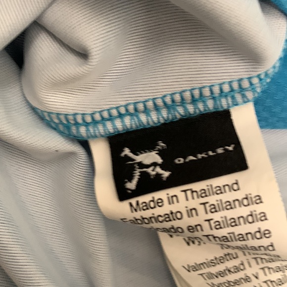 Men’s Oakley Polo Golf Shirt in Blue Size Large - Picture 6 of 8